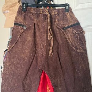 Brown Harem Pants